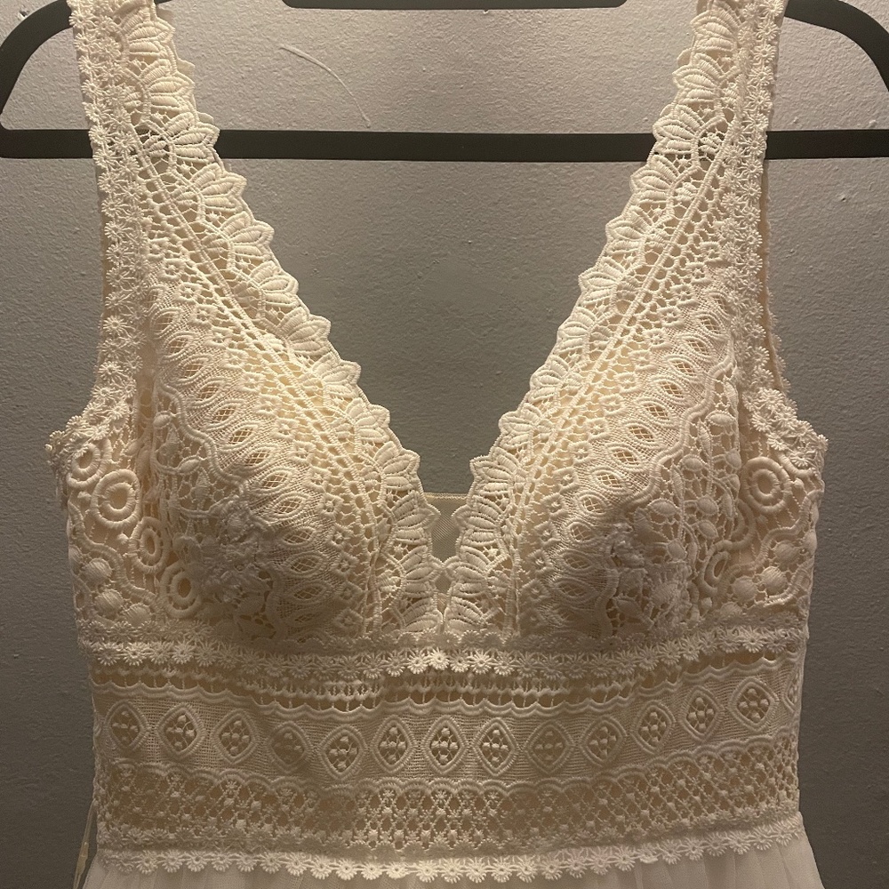 White wedding dress